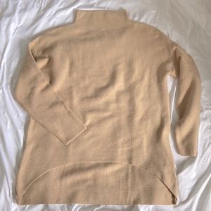 No brand info - peach oversized turtleneck sweater
